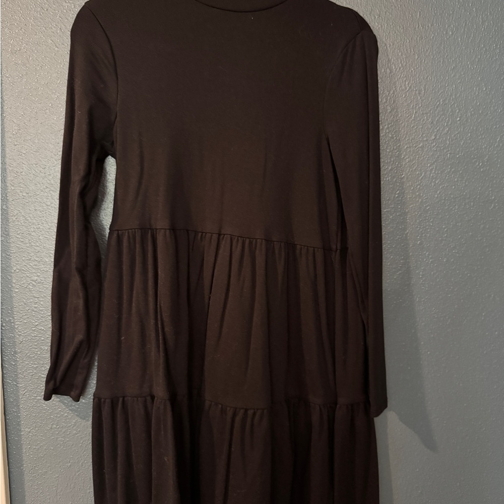 GAP Black Long Sleeve Dress